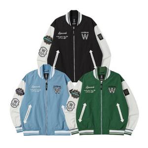 라이프워크자켓 CQK LW241JP130 공용) 백 힙독 바시티 자켓