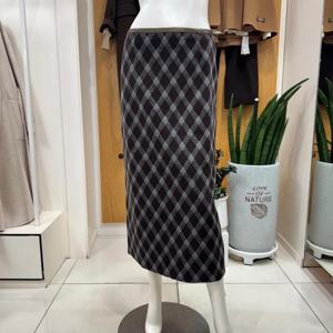 클리지 DP01 체크 H라인 겨울 스커트 CP8WSK09