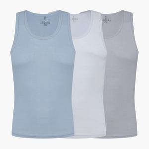 제임스딘 남자 나시 통 편직 40수 순면 베이직 민소매 런닝 JHMRB021