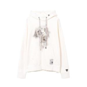 메종 미하라 야스히로 후드 티셔츠 J15HD741WHITE DOM