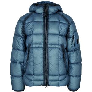 씨피컴퍼니 25FW 에게안블루 DD 쉘 후드 덕 다운 자켓 19CMOW702A 110416A 815