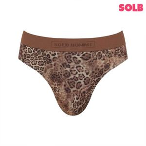 [솔브]레오파드 포인트나염 아웃밴드 남성삼각팬티 SSMPD583