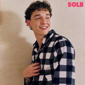 [솔브]부드러운 착용감과 신축성을 더한 깅엄체크 극세사 남성잠옷셋트 SSEVEP2593M