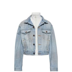 26 SS 발렌시아가 레이어드 데님 코튼 퓨어 자켓 849904TTW74