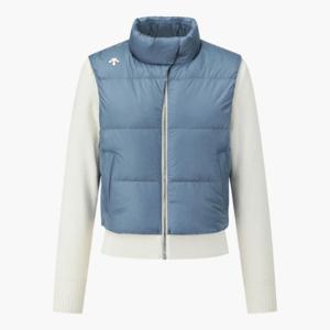 데상트골프패딩 VQA DQ42WFKOO1-LBLG 여성 하이브리드 다운 점퍼 / Light Blue