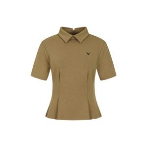 캘러웨이골프반팔티 VQA CWTY25F202_CA 가을 여성 변형핏 반팔 티셔츠