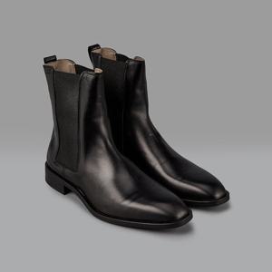 [캘빈클라인 진](HM01914-0GJ)남성 져지 슬림 첼시 레더 부츠