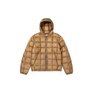 Stussy스투시 미드웨이트 후드 푸퍼 카키 115856