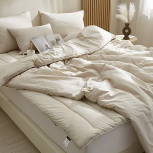 [샤이닝홈]샤르르 파우제 60수 순면 차렵이불 풀세트 Q