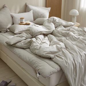 [샤이닝홈]샤르르 파우제 60수 순면 차렵이불 풀세트 S