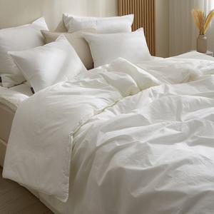 [샤이닝홈]샤르르 파우제 60수 순면 차렵이불 베개세트 Q