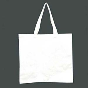 가로 가벼운 캔버스 화이트 무지 에코백 토트백 L