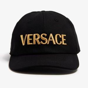 VERSACE 베르사체 EMBROIDERED LOGO BASEBALL CAP (1012693 1A08103 2B150) (로고 자수 볼캡)