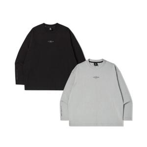 라이프워크긴팔티 CQK LW243TL366 고주파 로고 긴팔 티셔츠