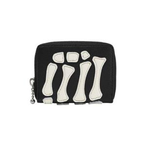 Kapital캐피탈 떰즈 업 본 핸드 집 미니 지갑 블랙 K2503XG802