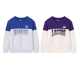 [엔비에이키즈(아동)]GSW 메쉬 팀로고 맨투맨(K261TS050P)