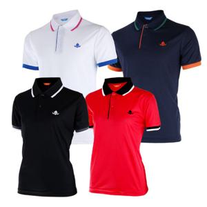 카시야 스컬 쿨론 요꼬배색 남여공용 골프 반팔티셔츠 _V