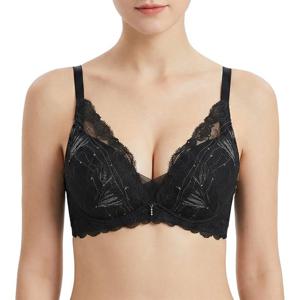 [비비안(언더웨어)]꾸띄루 컬러체인지 패치자수 노와이어 브라 BR979ABB