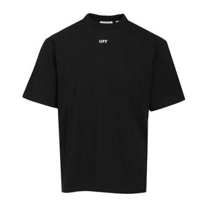 오프화이트 3D 애로우 프린트 코튼 반팔 티셔츠 OMAA120S26JER0