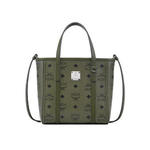 엠씨엠 토니 비세토스 모노그램 탑 지퍼 미니 토트 백 MWPFAMT08K8