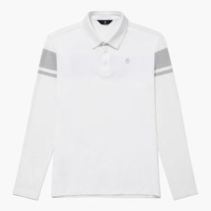 [먼싱웨어] 남성 하이브리드 긴팔티셔츠 화이트 MR121MTL15