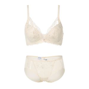 [비비안(언더웨어)]노와이어 노키퍼 풀컵 볼륨업 브라렛&햄팬티 BR979ABP979APCR