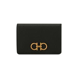 페라가모 여성 간치니 블랙 카드지갑 220371 755317