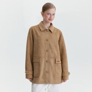 [마리끌레르] 스웨이드 하프 자켓(MAGAJK07MBE)