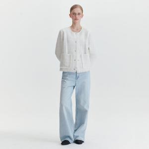 [마리끌레르] 포켓 포인트 트위드 자켓(MAGAJK05MIV)