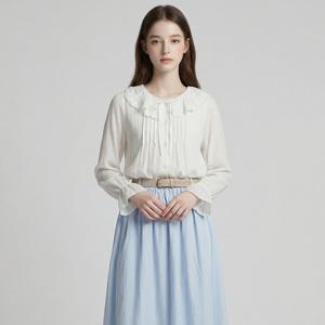 부루앤쥬디 레이스카라리본블라우스 BOSBBL506B