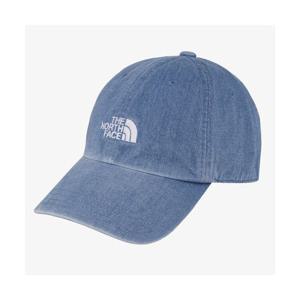 노스페이스 NE3CR01N 화이트라벨 로고 볼캡_데님_BLUE 318292