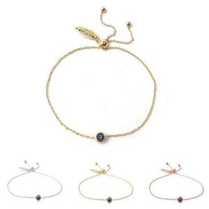 B045 몬타나 4mm 크리스탈 슬라이드 체인팔찌