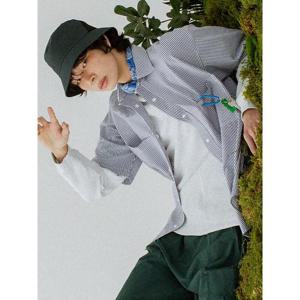 [빈폴멘][BEANPOLEKNAP] 와플 라운드티 - 그레이 (BC5341N043)