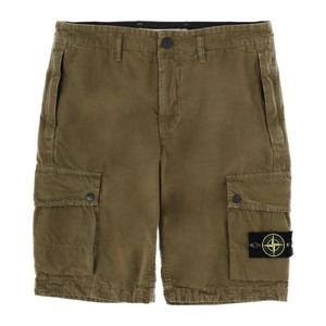 스톤아일랜드 패치 로고 카고 쇼츠 L100019 S00WAV015G