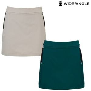 [와이드앵글]  WWP25Q72E2  CO 폴리시드 A라인 큐롯 L  (Beige)