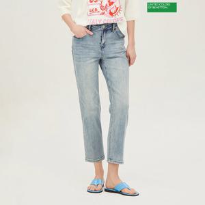 베네통 스판 일자핏 데님 팬츠 BADP63431