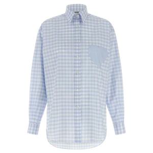 모스키노 블라우스 A020505363266 Light Blue