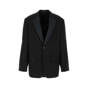 발렌시아가 수트 자켓 857393TNT39 1000 Black