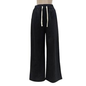 [에이지도르]코지 리브 기모 밴딩 와이드 팬츠(ALFIWIP273)