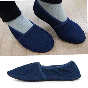 가벼운 데님 실내화 홀서빙용 덧신 학생 실내 신발