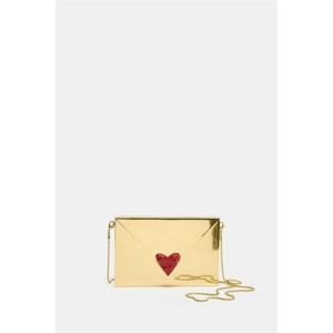 자라 ZARA 메탈릭 박스백 - 골드 6072710253 324356