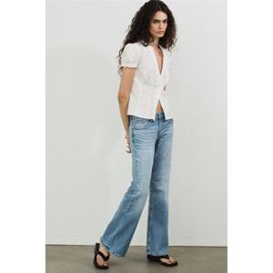 자라 ZARA 포플린 프릴 셔츠 - 화이트 4772014250 325461