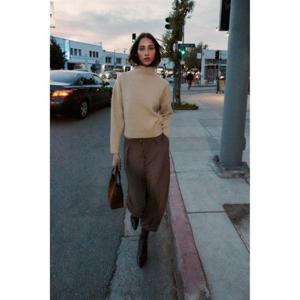 자라 ZARA 소프트 하이넥 니트 스웨터 - 베이지 2142263710 324906