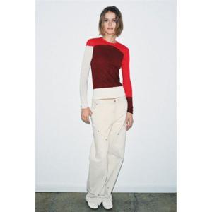 자라 ZARA 울 파인 니트 스웨터 - 멀티컬러 2142032330 323905