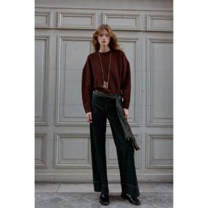 자라 ZARA 소프트 니트 스웨터 - 버건디 2142161681 324066