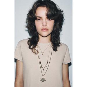 자라 ZARA 크리스탈 스타 목걸이 3개 세트 - 골드 1856042303 325704