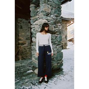 자라 ZARA RIB 롱 슬리브 티셔츠 - 그레이 3431151803 325863