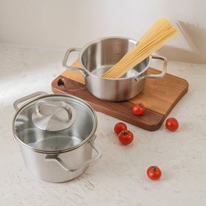 [JAJU/자주]  나 혼자 쓰는 스텐 미니 냄비 2종 세트_16CM 81399