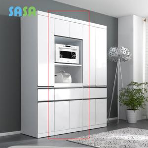 사사가구 모던화이트 키큰 600 도어서랍형 광파오븐렌지대