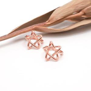 오팔하우스 14k 민자 별 원터치 귀걸이 OPSYE15593